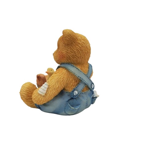 Cherished Teddies Robert Love Keeps Me Afloat #156272 1995‎ Rubber Ducky Bucket - Picture 4 of 6